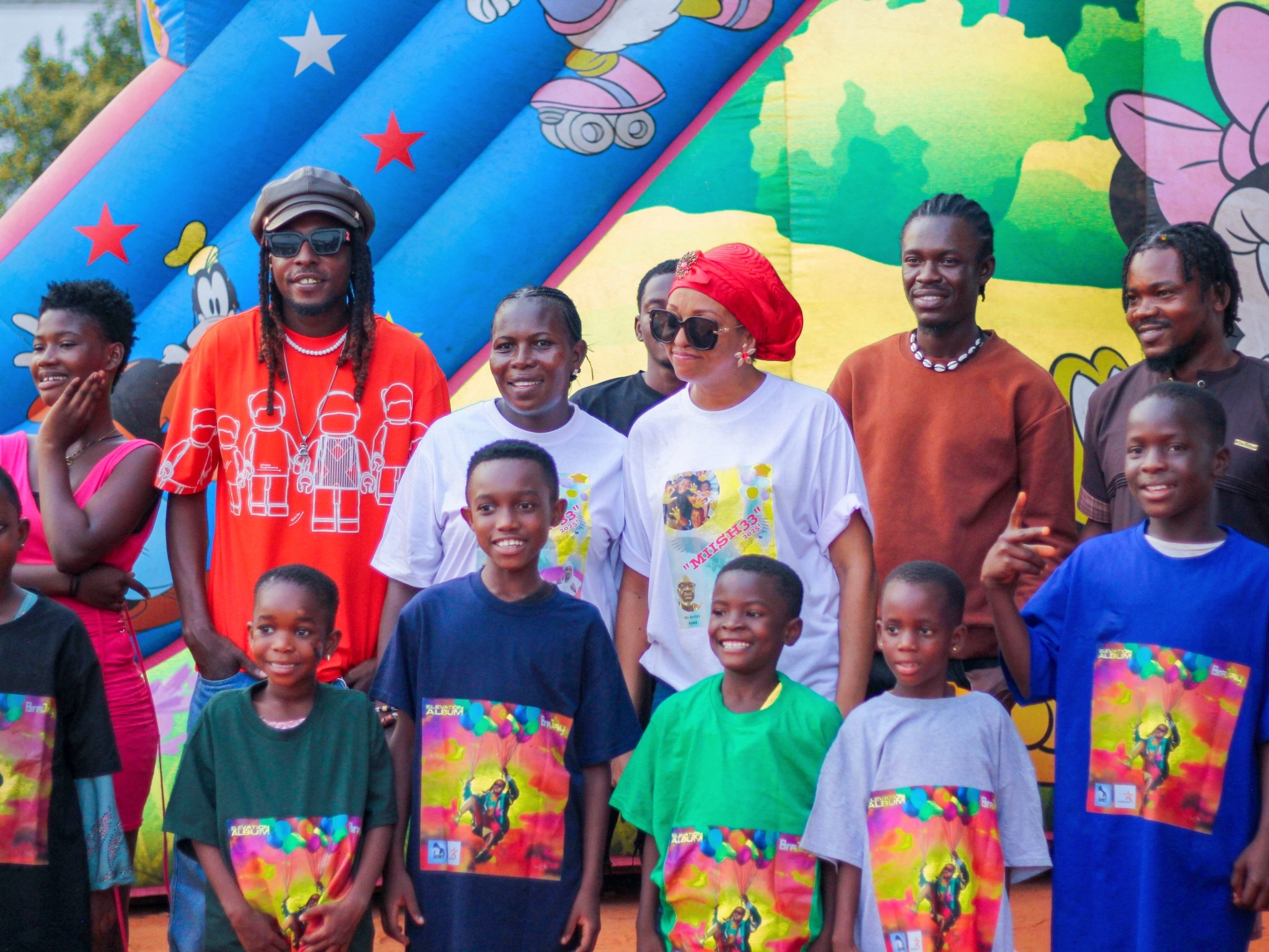 MISHƐƐ 2025: BRA JAY CELEBRATE NEW YEAR WITH THE KIDS AT ASERE PALACE KANESHIE, ACCRA